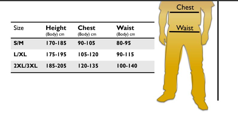 chest-waist-measure